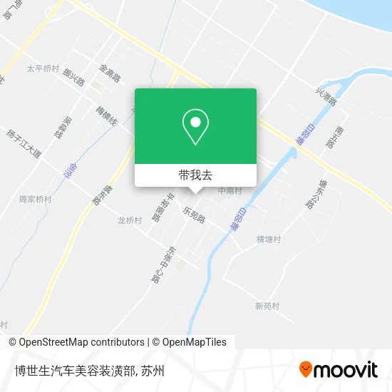 博世生汽车美容装潢部地图