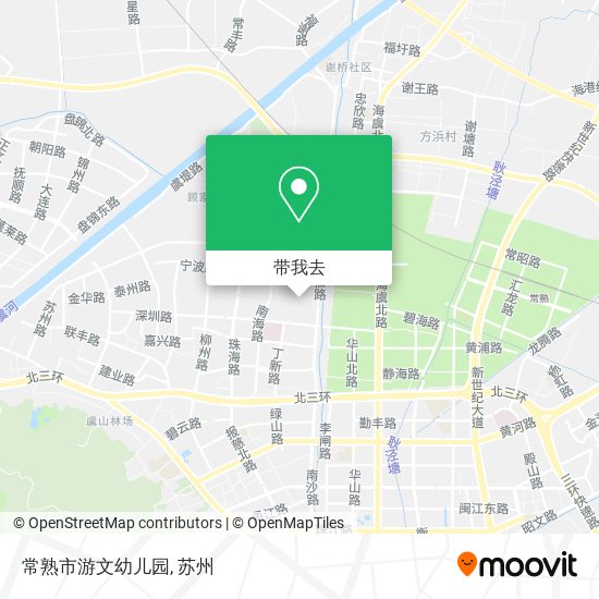 常熟市游文幼儿园地图