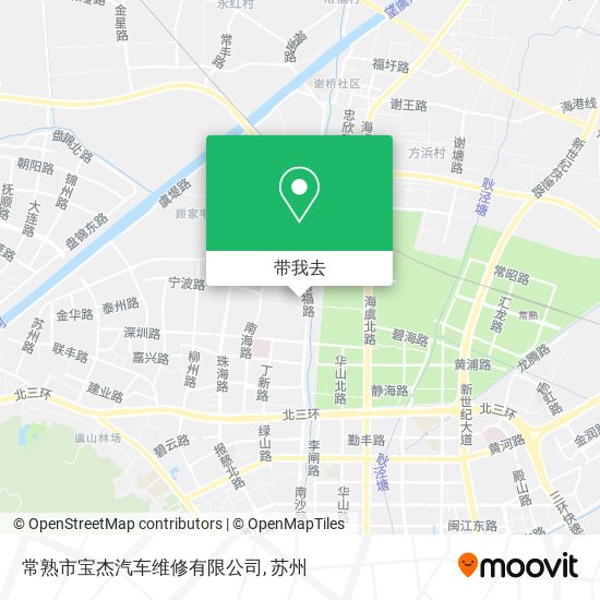 常熟市宝杰汽车维修有限公司地图