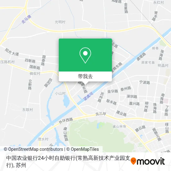 中国农业银行24小时自助银行(常熟高新技术产业园支行)地图