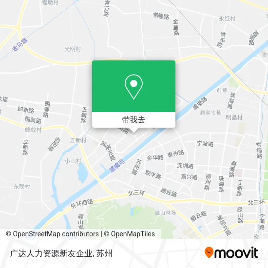 广达人力资源新友企业地图