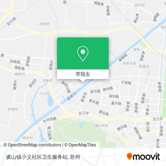 虞山镇小义社区卫生服务站地图