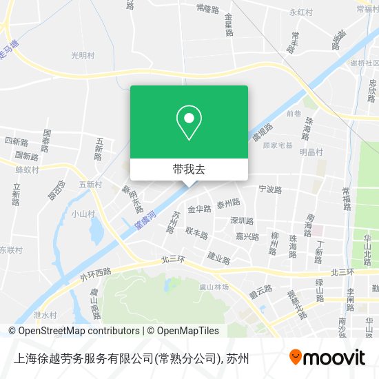 上海徐越劳务服务有限公司(常熟分公司)地图