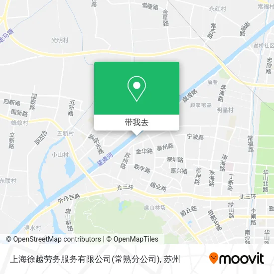 上海徐越劳务服务有限公司(常熟分公司)地图