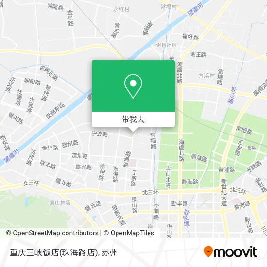 重庆三峡饭店(珠海路店)地图