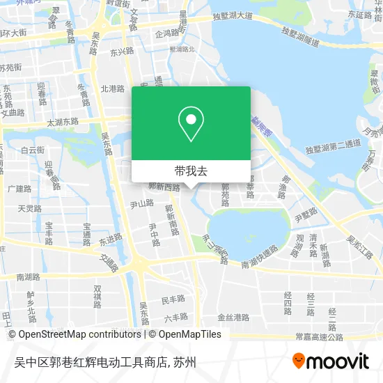 吴中区郭巷红辉电动工具商店地图