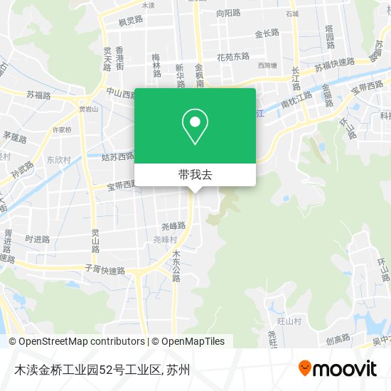 木渎金桥工业园52号工业区地图