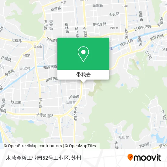 木渎金桥工业园52号工业区地图