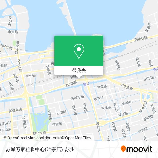 苏城万家租售中心(唯亭店)地图