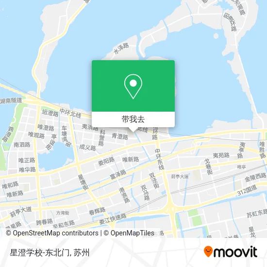 星澄学校-东北门地图