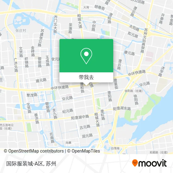 国际服装城-A区地图