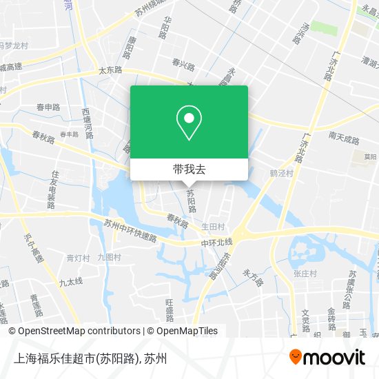 上海福乐佳超市(苏阳路)地图