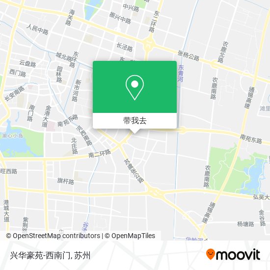 兴华豪苑-西南门地图
