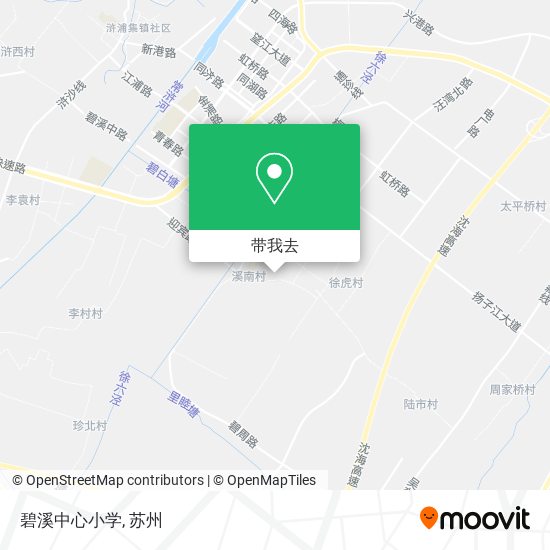 碧溪中心小学地图