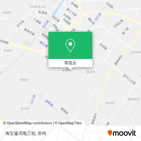 海宝篷式电三轮地图