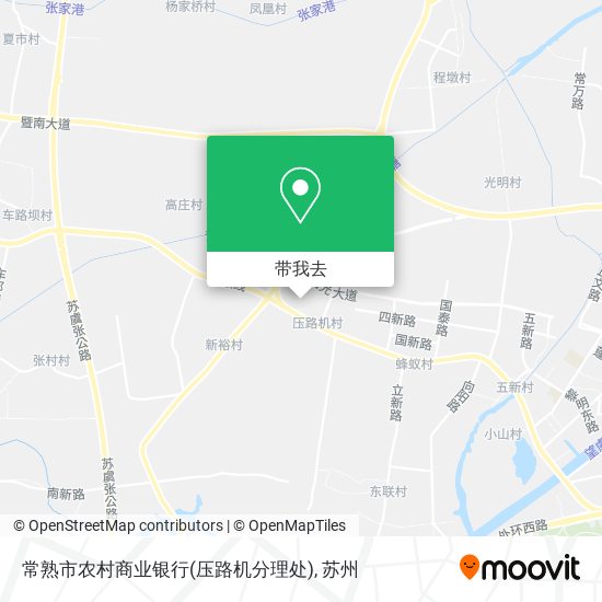 常熟市农村商业银行(压路机分理处)地图