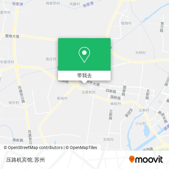 压路机宾馆地图