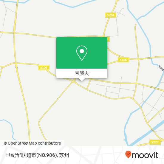 世纪华联超市(NO.986)地图