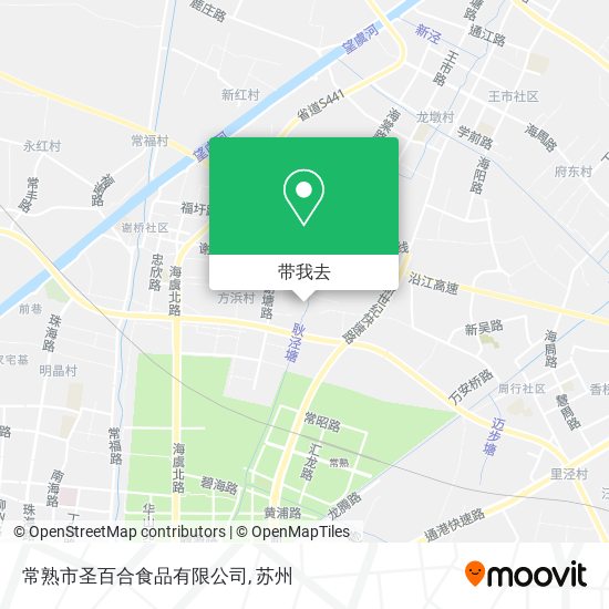 常熟市圣百合食品有限公司地图