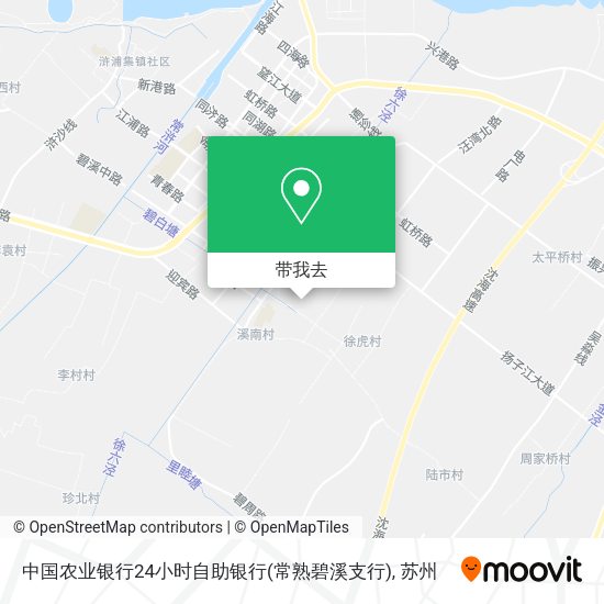 中国农业银行24小时自助银行(常熟碧溪支行)地图