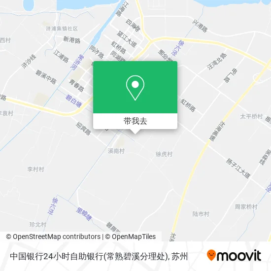 中国银行24小时自助银行(常熟碧溪分理处)地图
