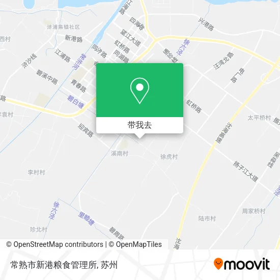 常熟市新港粮食管理所地图