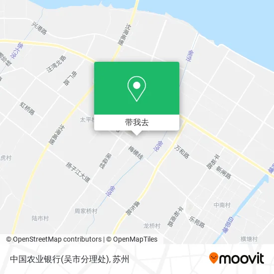 中国农业银行(吴市分理处)地图