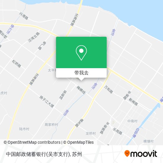 中国邮政储蓄银行(吴市支行)地图