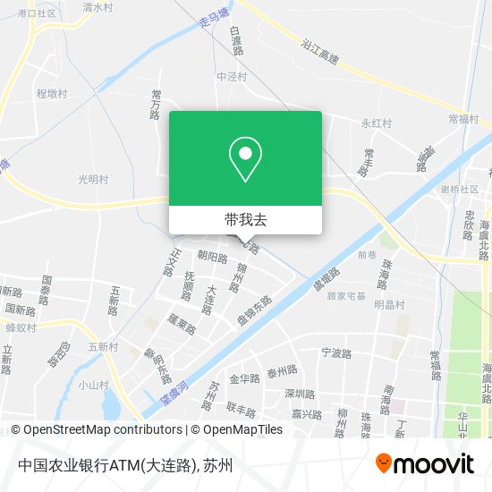 中国农业银行ATM(大连路)地图