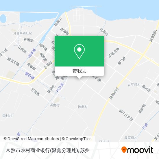 常熟市农村商业银行(聚鑫分理处)地图