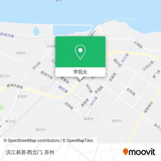 滨江易居-西北门地图
