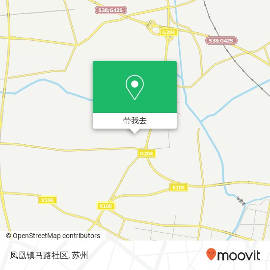凤凰镇马路社区地图