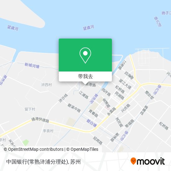 中国银行(常熟浒浦分理处)地图
