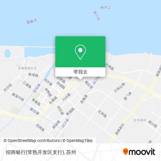 招商银行(常熟开发区支行)地图