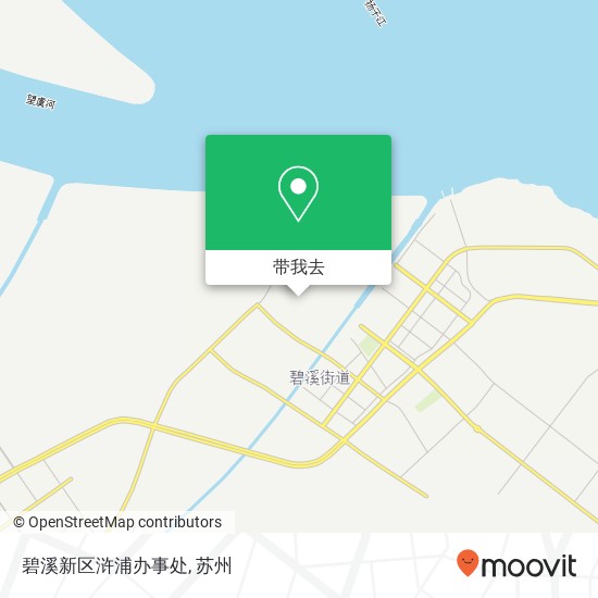 碧溪新区浒浦办事处地图
