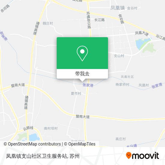 凤凰镇支山社区卫生服务站地图