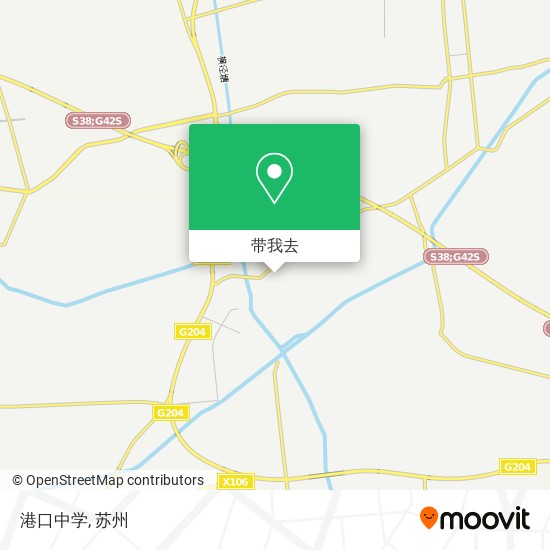 港口中学地图