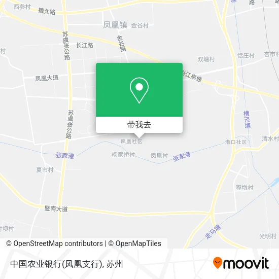 中国农业银行(凤凰支行)地图