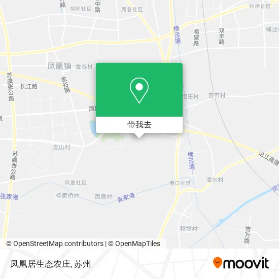 凤凰居生态农庄地图