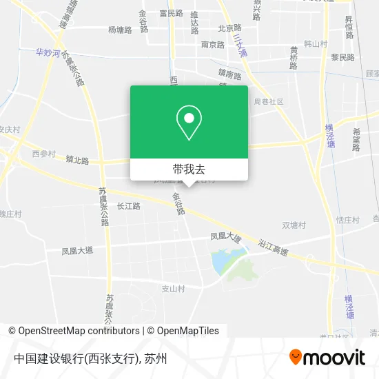 中国建设银行(西张支行)地图