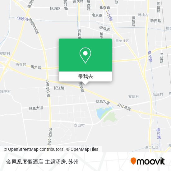 金凤凰度假酒店-主题汤房地图