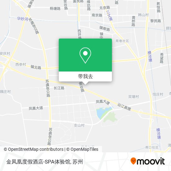 金凤凰度假酒店-SPA体验馆地图