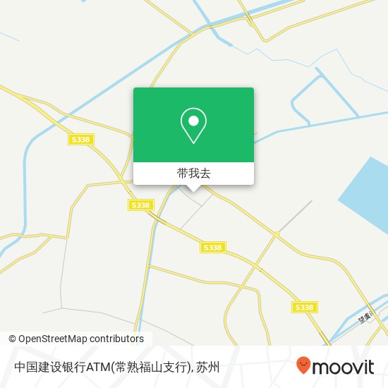 中国建设银行ATM(常熟福山支行)地图