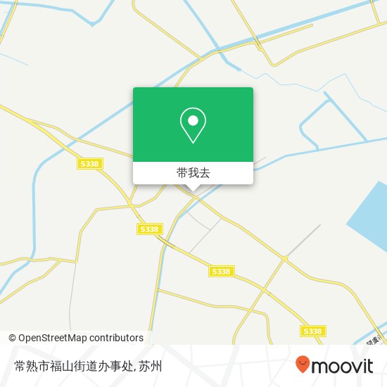 常熟市福山街道办事处地图