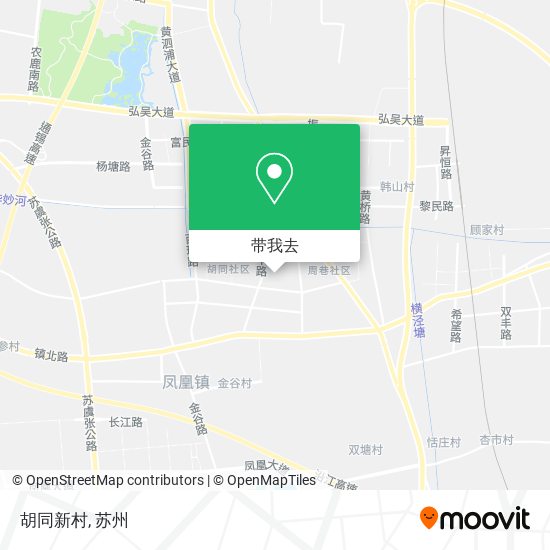 胡同新村地图