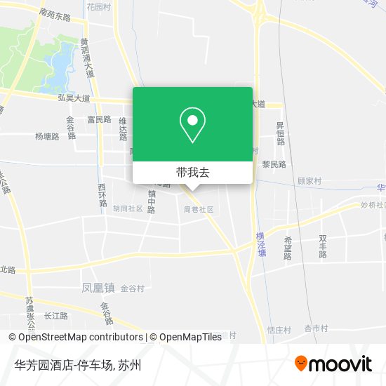 华芳园酒店-停车场地图