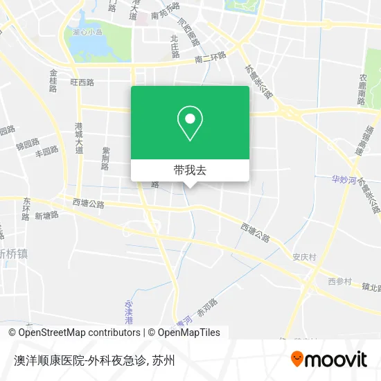 澳洋顺康医院-外科夜急诊地图