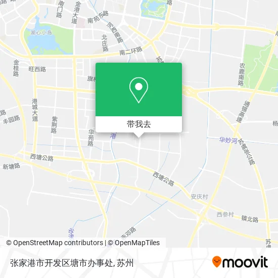 张家港市开发区塘市办事处地图