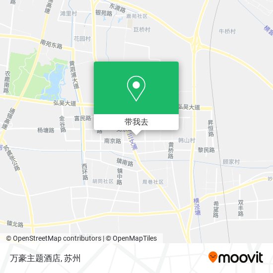 万豪主题酒店地图