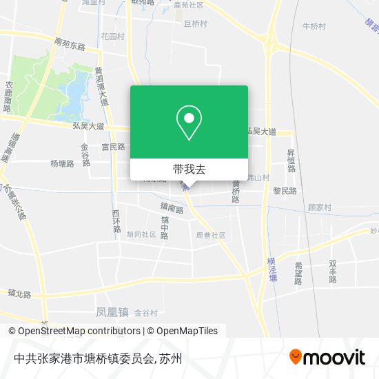 中共张家港市塘桥镇委员会地图